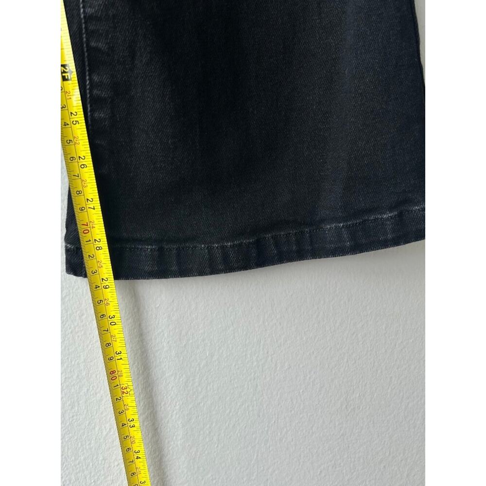 Saint + Sofia Bowie Stretch Flare Jeans Black Wash Patch Pocket Size 8 - Picture 10 of 10